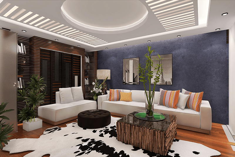Living Room Interior Design in Bangladesh
