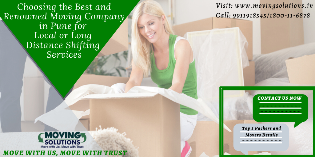 Moving Company in Pune