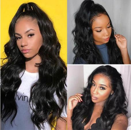 body wave lace front wig