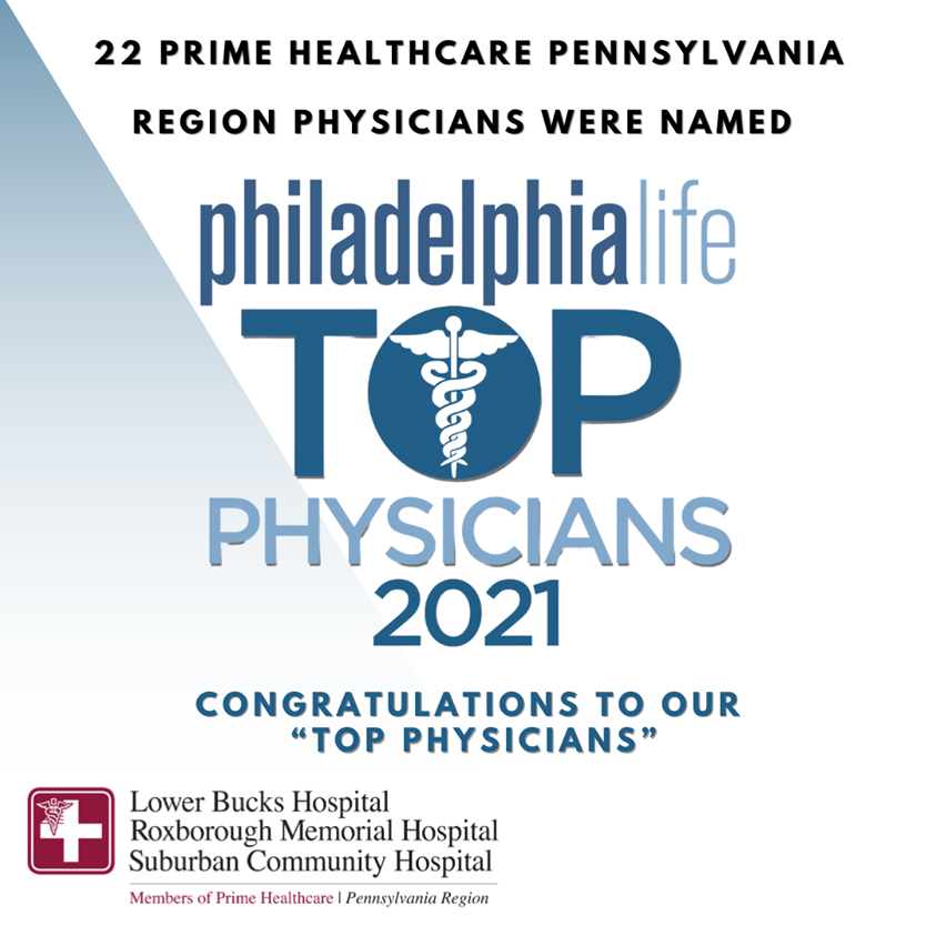 Prime Healthcare PA Region Physicians Named Philadelphialife Top Physicians of 2021