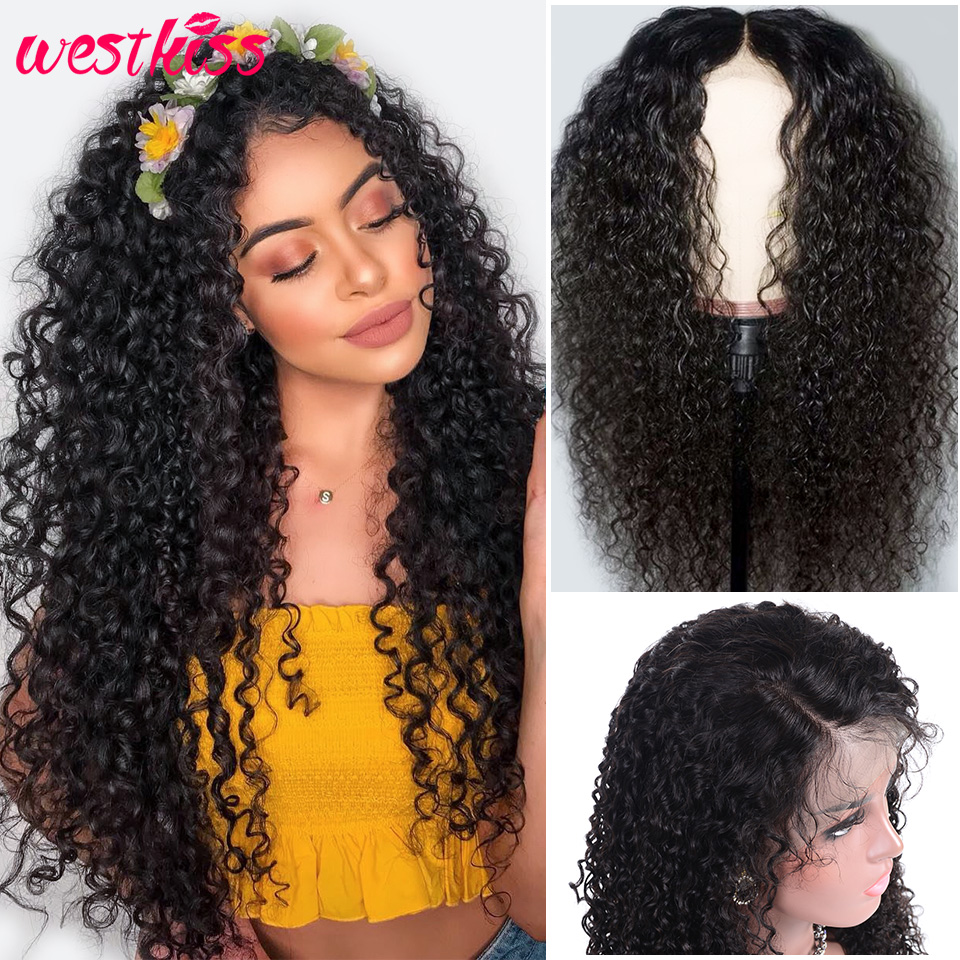 curly lace front wig human hair