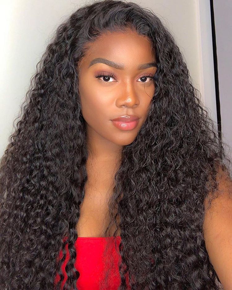 deep wave hair wig