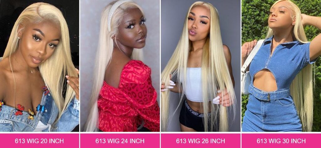 Long 613 Blonde Wigs