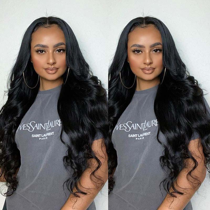 body wave human hair wigs