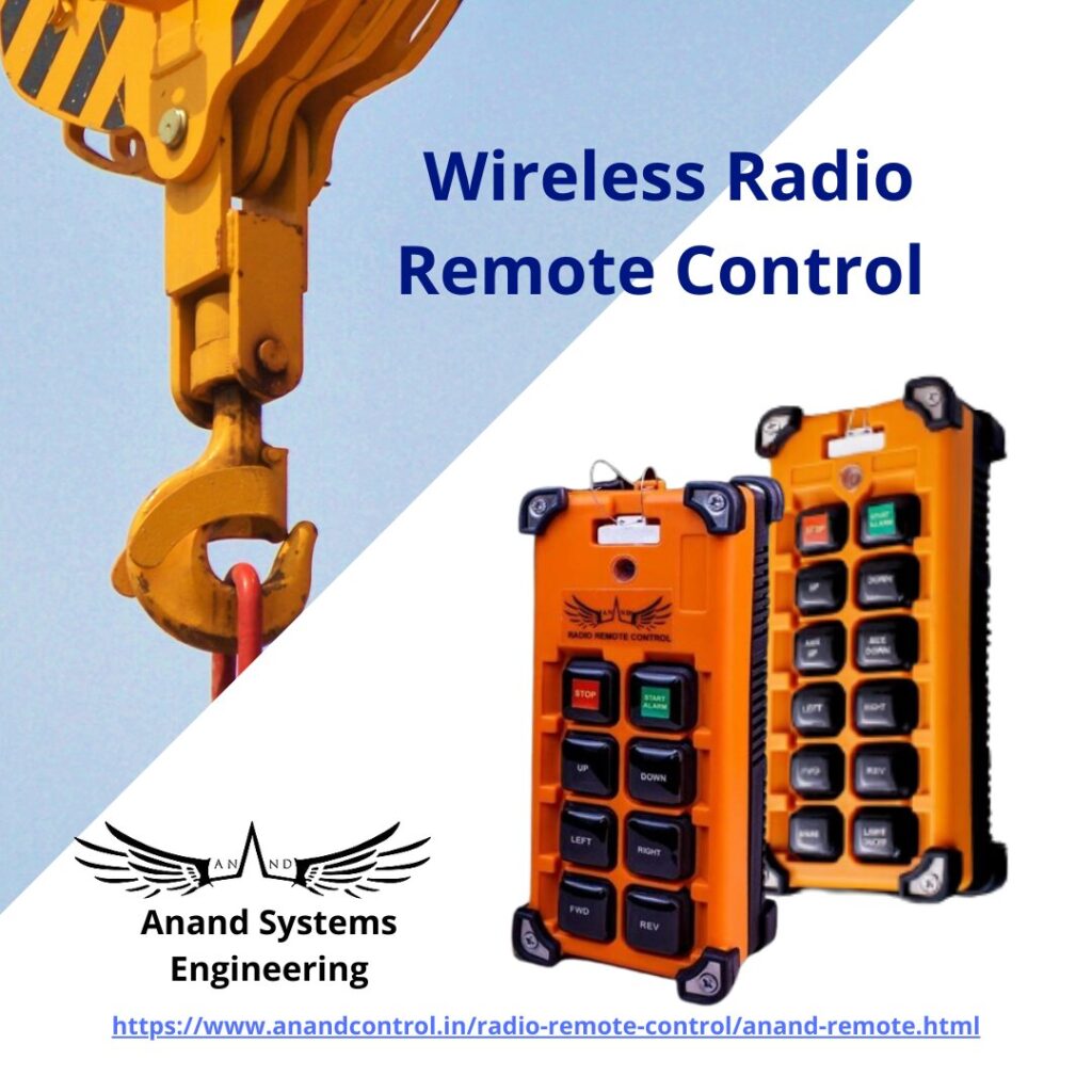 How does wireless remote control for overhead crane works- Anand Systems Engineering Private Limited