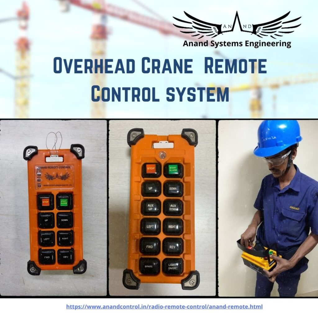 Radio remote control for EOT crane-Anand Systems Engineering Private Limited