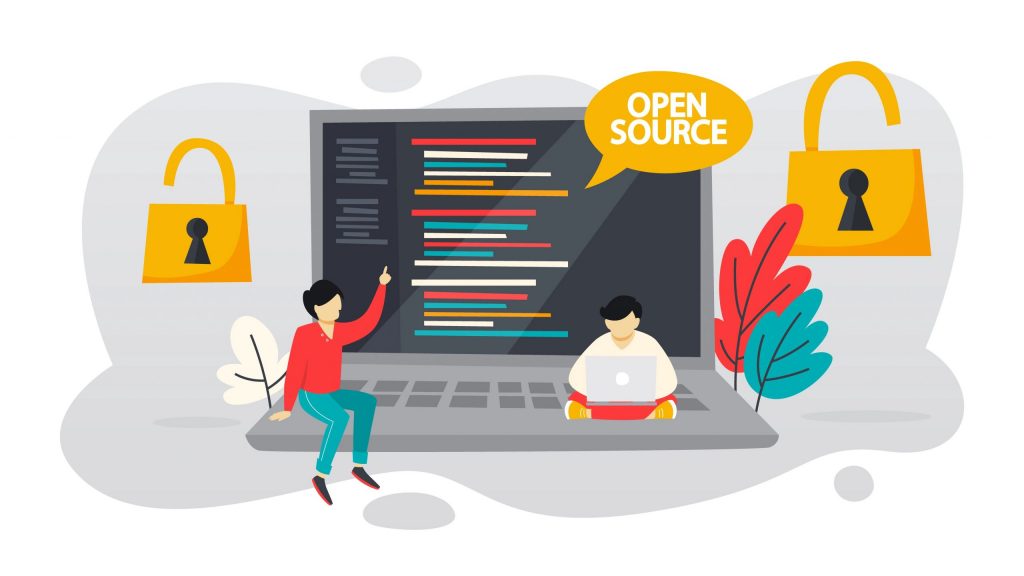 What are the benefits offered by open source web development