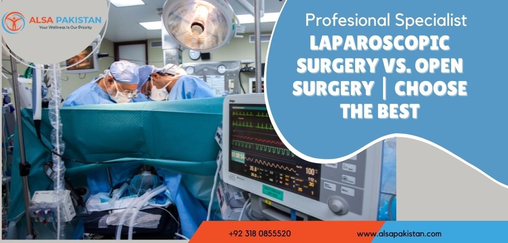 Laparoscopic surgery vs. Open surgery