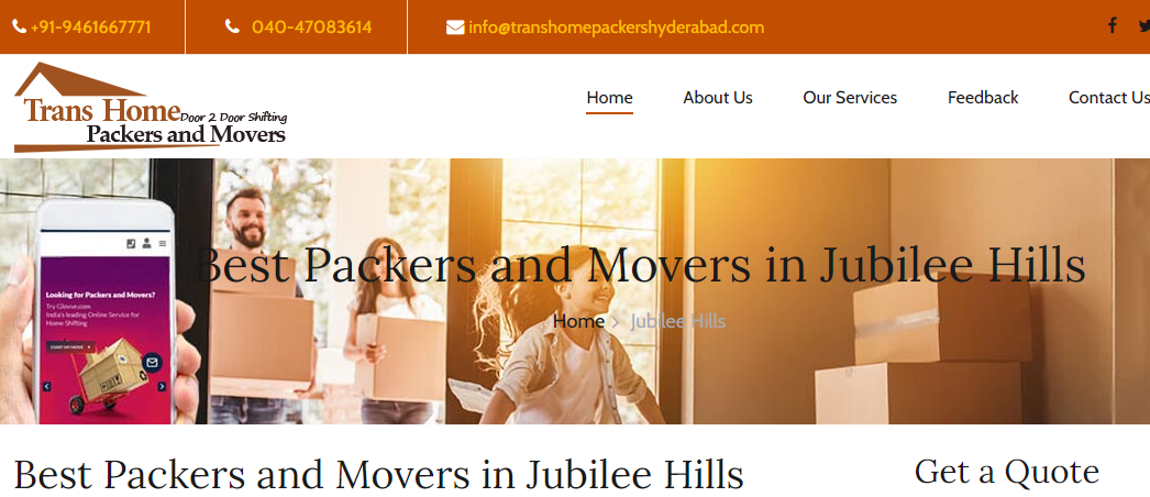 Trans Home Packers and Movers in Hyderabad