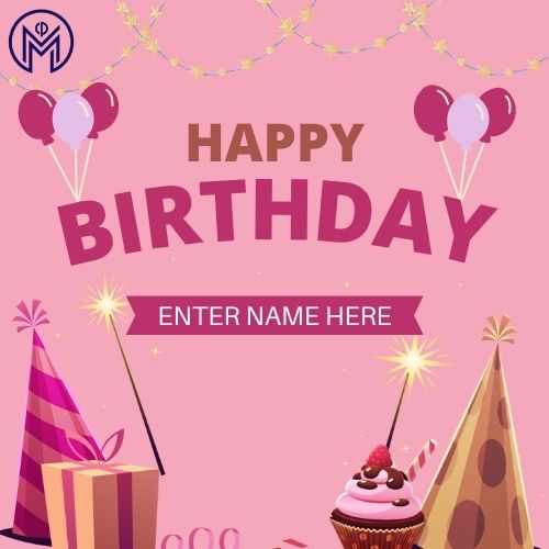 birthday card with name