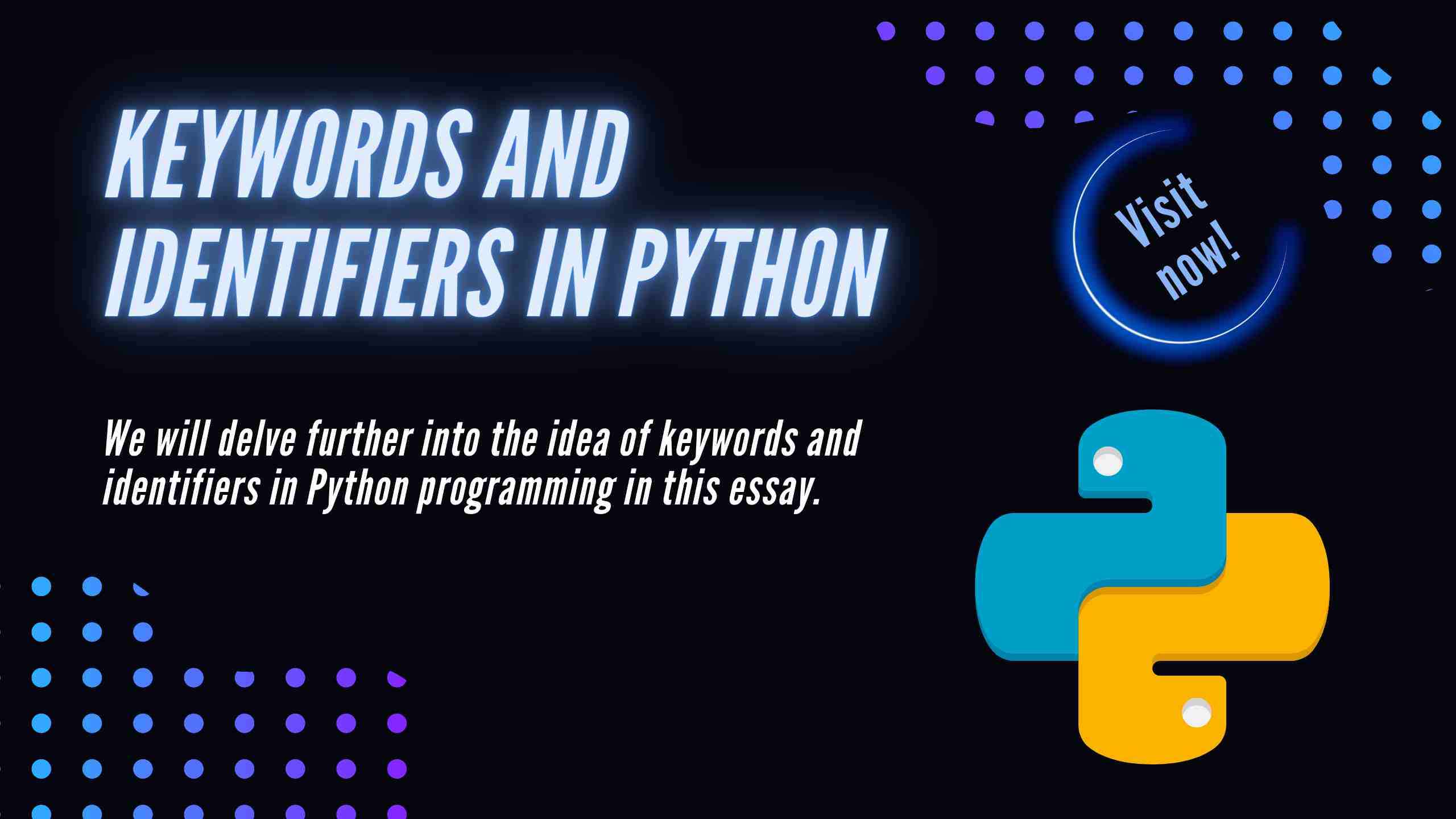 identifiers in python