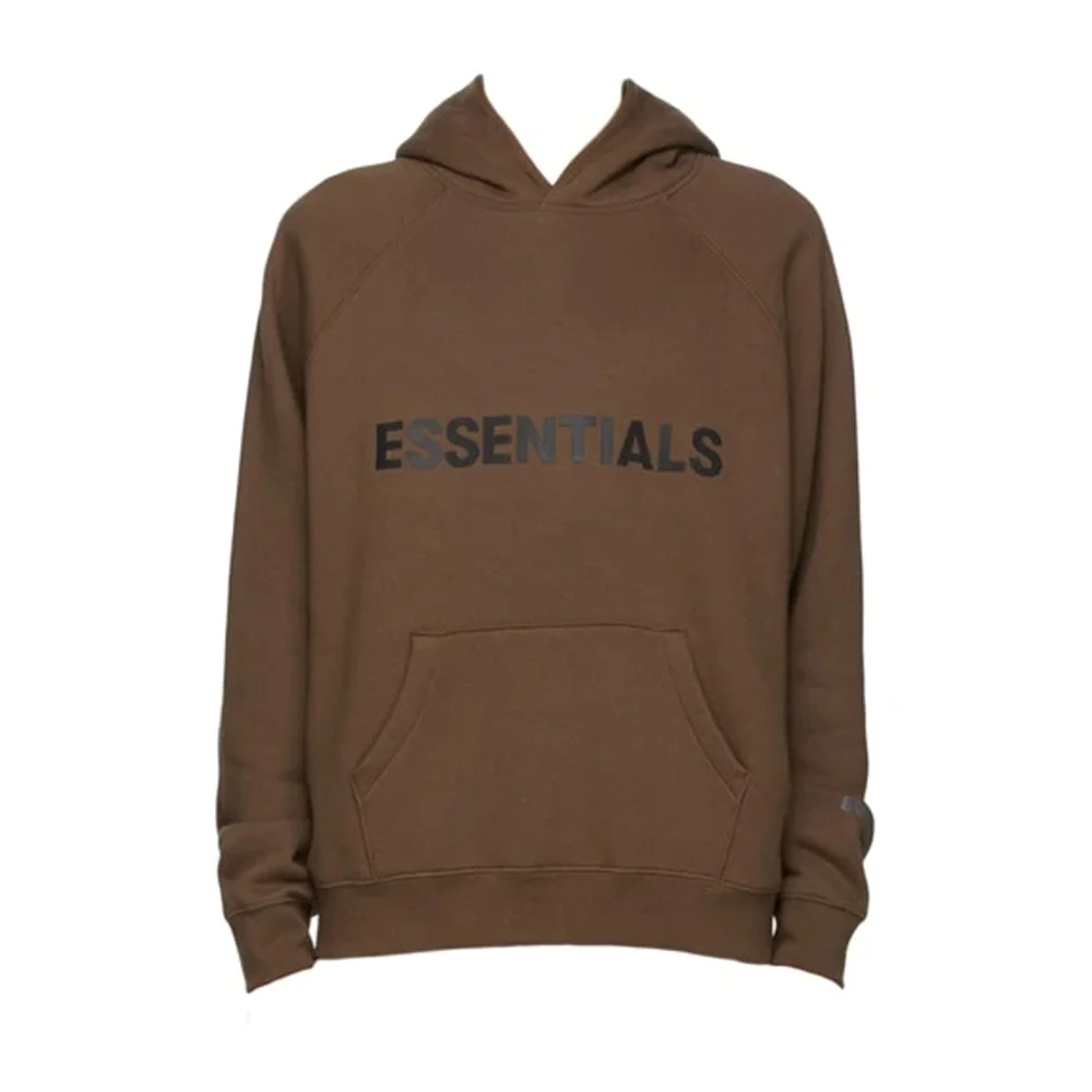 brown essentials hoodie