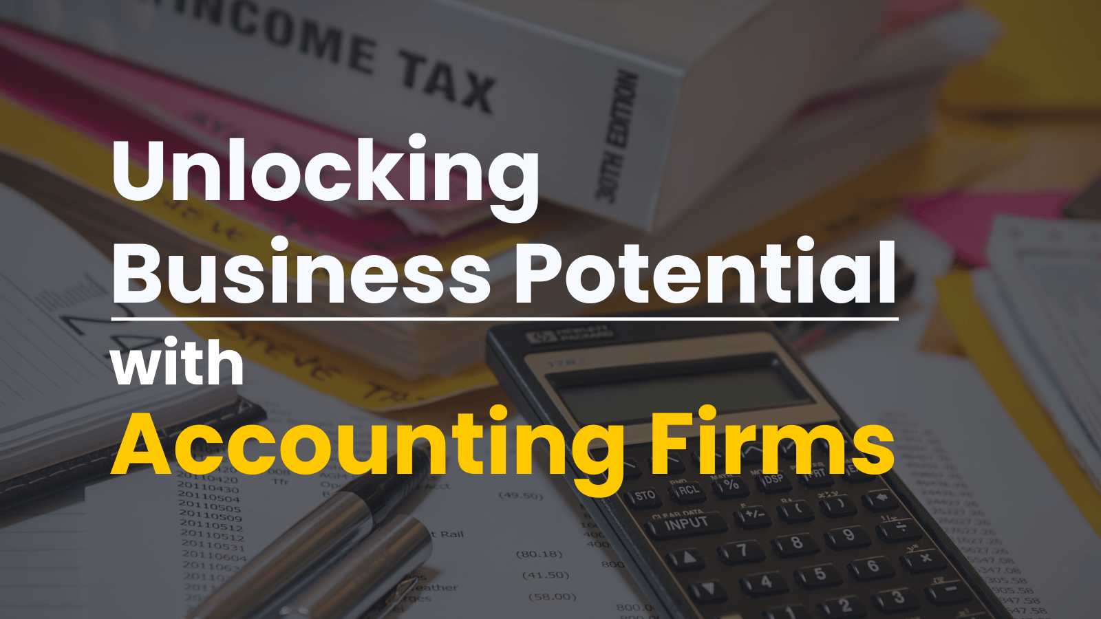 Unlocking Business Potential with Accounting Firm