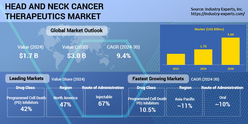 Global Head and Neck Cancer Therapeutics Market