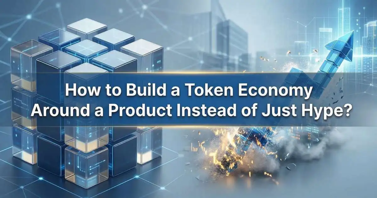 Over the past decade, the crypto industry has seen thousands of tokens launch with ambitious promises but very little substance. Many of them relied heavily on hype-driven marketing, influencer campaigns, and speculative trading rather than real utility. While some projects managed to attract temporary attention, most struggled to sustain value once the initial excitement faded. As the Web3 market matures, founders, investors, and users have become far more critical about what gives a token lasting value. A successful token today is rarely just a tradable asset. Instead, it functions as a core component of a product ecosystem. It connects users, incentives, governance, and network activity in ways that strengthen the underlying platform. Building a token economy around a real product requires thoughtful design. It means aligning incentives between users, developers, investors, and the broader community while ensuring the token serves clear functional purposes inside the ecosystem. This guide explains how founders and product teams can design token economies that support real products rather than speculative hype, creating sustainable value that can grow alongside their platforms. The Problem With Hype-Driven Tokens In the early years of crypto, launching a token often meant focusing almost entirely on fundraising and price speculation. Marketing campaigns highlighted token scarcity, projected returns, and community excitement rather than explaining how the token actually fit into the product. As a result, many projects shared similar characteristics: Tokens launched before the product existed Utility that was vague or unnecessary Token demand driven primarily by trading activity Weak long-term incentives for participation Once the speculative cycle cooled down, many of these tokens lost most of their value because nothing in the ecosystem required them. This pattern created a credibility problem for the broader Web3 space. Investors began asking tougher questions about utility, regulators increased scrutiny, and users became more cautious about participating in token sales. Today, projects that succeed in the long term tend to reverse the traditional model. Instead of designing a token first and building a product later, they create useful platforms where the token emerges as a necessary economic layer. Why Product-Centered Token Economies Are More Sustainable A token economy works best when it reinforces activity within a functioning product ecosystem. In this model, the token is not the primary attraction; the product itself is. Users interact with the platform because it solves a problem, delivers a service, or provides access to something valuable. The token then becomes a tool that powers these interactions. This approach creates several advantages. First, it generates organic demand. When users need the token to access services, participate in governance, or unlock features, demand arises naturally rather than through speculation. Second, it encourages long-term participation. Users who hold tokens often gain benefits such as governance rights, staking rewards, or platform privileges, giving them incentives to remain active participants. Third, it stabilizes value. Instead of depending entirely on market sentiment, the token gains value from real economic activity within the platform. In short, a product-centered token development links value creation directly to platform usage. Start With a Real Product Problem The foundation of any sustainable token economy begins with a product that solves a meaningful problem. Many successful Web3 platforms began by identifying gaps in traditional systems. Decentralized finance platforms addressed limitations in global financial access. Blockchain gaming platforms created new ownership models for digital assets. Decentralized storage networks offered alternatives to centralized cloud providers. In each case, the product itself delivered clear benefits before the token economy matured. Founders should begin by answering several fundamental questions: What real problem does the platform solve? Who benefits from the solution? Why does decentralization improve the experience? What economic activity occurs within the ecosystem? If these questions do not have strong answers, adding a token will not fix the underlying issue. A token economy can amplify a working product, but it cannot replace one. Designing Token Utility That Actually Matters Once a product foundation exists, the next step is defining meaningful token utility. The token must serve clear roles inside the platform rather than existing purely as a tradable asset. Strong token utility typically falls into several categories. Access and Payments Tokens can function as the primary medium of exchange within a platform. Users may need tokens to pay for services, transaction fees, platform subscriptions, or digital assets. For example, decentralized storage platforms require tokens to purchase storage capacity from network providers. In this model, token demand grows as platform usage increases. Incentives and Rewards Tokens are frequently used to reward participants who contribute value to the ecosystem. These participants might include: Liquidity providers in DeFi protocols Content creators on decentralized media platforms Node operators maintaining network infrastructure Gamers contributing to virtual economies Reward systems encourage participation while distributing tokens to active contributors rather than passive speculators. Governance and Decision-Making Governance tokens allow community members to vote on key decisions affecting the platform. These decisions may include protocol upgrades, treasury allocation, partnership approvals, or economic policy changes. Governance mechanisms give token holders a direct stake in the future of the ecosystem while helping decentralize control. Staking and Network Security Some token economies rely on staking mechanisms to secure the network or support ecosystem services. Participants lock tokens to validate transactions, support liquidity pools, or access enhanced platform features. In return, they earn rewards generated by network activity. Staking also reduces circulating supply, which can help stabilize token markets during periods of high volatility. Aligning Incentives Across the Ecosystem A strong token economy aligns the interests of every stakeholder involved in the platform. This includes founders, developers, investors, users, and community contributors. If incentives are misaligned, the ecosystem can quickly become unstable. For example, if early investors hold large token allocations with short vesting schedules, they may sell aggressively once trading begins. This behavior can damage community confidence and undermine the product’s reputation. Similarly, if users receive rewards that are too generous relative to real platform activity, the token economy may become inflationary. Effective token economies balance several forces simultaneously: Fair distribution among stakeholders Long-term vesting schedules for insiders Incentives tied to meaningful participation Sustainable reward mechanisms Projects that carefully align incentives often create ecosystems where participants feel invested in long-term growth rather than short-term price movements. Structuring Token Supply and Distribution Token supply design plays a critical role in determining how an ecosystem evolves. A poorly designed distribution model can concentrate power among a small group of holders, reduce community trust, or create excessive selling pressure. A well-balanced distribution typically includes allocations for multiple stakeholders. Community incentives encourage active participation and user growth. Development funds support long-term platform improvements. Treasury reserves provide resources for partnerships, grants, and ecosystem expansion. Team allocations reward the creators responsible for building the platform. Equally important are vesting schedules that release tokens gradually over time. Gradual unlocks encourage long-term commitment and reduce sudden market shocks. Transparent tokenomics documentation also helps build trust with users and investors. Building Economic Loops Inside the Product One of the most powerful elements of a successful token economy is the presence of internal economic loops. These loops connect user activity, platform revenue, and token incentives in a continuous cycle. For example, consider a decentralized finance protocol. Users deposit assets into liquidity pools to earn trading fees. Traders use those pools to swap tokens. A portion of trading fees flows back to liquidity providers and token stakers. As trading volume increases, rewards grow, attracting more participants. This activity strengthens both the product and the token economy. Similarly, blockchain gaming platforms often create loops where players earn tokens through gameplay, spend tokens on in-game items, and trade digital assets with other players. The most resilient token economies continuously recycle value within the ecosystem rather than relying on external speculation. Real-World Examples of Product-Led Token Economies Several well-known blockchain projects illustrate how product-centered token economies can succeed. Ethereum introduced its native token as a way to pay for computation on a decentralized network. As decentralized applications grew, demand for network transactions increased, strengthening the token’s role. Decentralized finance platforms such as Uniswap built token economies around liquidity provision and decentralized governance. Instead of relying on hype, these platforms focused on delivering efficient trading infrastructure. Blockchain gaming ecosystems also demonstrate the importance of product-first design. Games that create engaging gameplay and meaningful digital ownership tend to sustain active economies far longer than projects built solely around token rewards. These examples show that when tokens are integrated into functional products, they become part of the system’s infrastructure rather than speculative instruments. Avoiding Common Token Economy Mistakes Despite growing awareness of best practices, many projects still repeat common mistakes when designing token economies. Launching a token before the product is ready often leads to unrealistic expectations. Early buyers expect rapid progress, and delays can quickly erode confidence. Another mistake involves creating overly complex tokenomics. Systems with too many reward mechanisms, burn models, or staking variations can confuse users and make economic behavior difficult to predict. Projects should also avoid reward structures that depend heavily on constant user growth. If rewards rely on new participants rather than genuine activity, the ecosystem may resemble unsustainable incentive schemes. Finally, transparency remains essential. Token holders need clear explanations of how the token works, how rewards are generated, and how governance decisions are made. Clear communication builds trust and encourages responsible participation. Measuring the Health of a Token Economy A healthy token economy is not defined solely by market price. Instead, it reflects the level of activity occurring within the ecosystem. Key indicators often include user growth, transaction volume, developer activity, and community participation. For example, an increase in platform usage suggests that the product itself is attracting attention. Higher staking participation may indicate confidence in the network’s long-term value. Active governance proposals can signal an engaged community. Monitoring these indicators helps founders identify whether the token economy is supporting the product effectively or drifting toward speculation. Understanding these signals allows teams to refine incentives, improve token distribution strategies, and strengthen the connection between economic activity and platform value. Designing Long-Term Token Demand Mechanisms A sustainable token economy requires more than initial excitement. Even if a product launches successfully and attracts early users, long-term demand for the token must continue to grow as the ecosystem expands. The most reliable way to achieve this is by connecting token demand directly to product usage. When the platform grows, token demand grows naturally. Several mechanisms can help maintain long-term demand. Utility-Based Consumption One of the strongest demand drivers is token consumption within the platform. Instead of simply circulating between traders, tokens are actively used for services or features. For example, tokens may be required for: Transaction fees within the network Access to premium platform features Purchasing digital assets or services Unlocking additional functionality If the platform becomes more widely used, these consumption patterns gradually increase demand for the token. Revenue-Linked Incentives Some token economies connect platform revenue to token rewards. A portion of fees generated by the product may be distributed to token holders, stakers, or contributors. This creates a relationship between real economic activity and token incentives. For instance, decentralized exchanges distribute trading fees to liquidity providers. As trading activity grows, rewards increase, strengthening participation. This structure ensures the token economy reflects the actual performance of the product. Token Sinks and Supply Reduction Healthy token economies often include mechanisms that remove tokens from circulation. These “token sinks” help balance supply and demand while reinforcing platform activity. Examples include: Burning a portion of transaction fees Locking tokens in staking contracts Requiring tokens for governance participation Consuming tokens for platform upgrades or features These mechanisms create a dynamic system where tokens continuously move through the ecosystem rather than accumulating in inactive wallets. Integrating Tokens Into Product Growth Strategies Token economies become most powerful when they support the platform’s growth strategy rather than existing separately from it. Many successful Web3 projects integrate token incentives into user acquisition, retention, and ecosystem expansion. User Acquisition Through Incentives Early-stage platforms often reward new users with tokens for onboarding, participation, or referrals. However, these incentives should encourage meaningful engagement rather than temporary activity. For example, rewarding users for completing tasks within the platform can help them learn how the system works. If incentives guide users toward valuable behaviors, they can accelerate adoption while strengthening the ecosystem. Retention Through Participation Tokens can also encourage long-term participation. Users who stake tokens, vote in governance proposals, or contribute to the platform often gain additional privileges. These benefits create deeper connections between participants and the ecosystem. Instead of treating users as customers alone, token economies transform them into stakeholders. Ecosystem Expansion Through Developer Incentives Many blockchain platforms allocate tokens to developer grants and ecosystem funding. These grants encourage third-party developers to build applications, integrations, and tools around the platform. As new products emerge, the ecosystem becomes more valuable, attracting additional users. Developer incentives can significantly accelerate platform growth when structured carefully. Regulatory and Compliance Considerations As token economies become more sophisticated, regulatory awareness has become increasingly important. Governments and financial regulators in many jurisdictions are paying closer attention to digital assets, particularly those connected to fundraising or financial incentives. Projects must consider how their token model may be interpreted under existing regulations. Utility vs. Security Classification One of the most common regulatory questions involves whether a token functions primarily as a utility token or resembles a financial security. Tokens that promise profits or represent ownership in a company may fall under securities laws in certain jurisdictions. In contrast, tokens used primarily for platform access or participation may fall into different regulatory categories. Legal guidance is often necessary when designing token models that involve fundraising or financial rewards. Transparent Tokenomics Clear documentation of token supply, allocation, vesting schedules, and governance processes can reduce uncertainty for both users and regulators. Transparency helps demonstrate that the token economy serves functional purposes rather than speculative fundraising. Many successful projects publish detailed tokenomics reports and regular ecosystem updates. Compliance and User Protection Responsible token economies also prioritize user protection. Projects should communicate risks clearly, avoid unrealistic promises, and implement security measures that protect funds and data. Strong compliance frameworks not only reduce legal risk but also increase credibility with users and institutional partners. Community Governance and Decentralization A defining characteristic of many Web3 ecosystems is the gradual transition toward community governance. Rather than relying solely on a central development team, token holders participate in decision-making processes that shape the platform’s future. Governance systems can include proposals, voting mechanisms, and treasury management frameworks. Why Governance Matters Community governance gives users a sense of ownership and influence within the ecosystem. Participants can vote on proposals such as: Protocol upgrades Economic parameter changes Ecosystem funding decisions Strategic partnerships These decisions help ensure the platform evolves in ways that benefit its broader community. Governance Design Challenges While governance systems can empower communities, they also require careful design. Large token holders may dominate voting outcomes if distribution is highly concentrated. Low voter participation can also weaken the effectiveness of governance processes. Projects often experiment with different governance models, including delegated voting, reputation systems, or hybrid governance structures. The goal is to balance decentralization with practical decision-making efficiency. Practical Steps for Launching a Product-First Token Economy Founders building a token economy around a product can follow a structured development process. Step 1: Build the Core Product Before introducing a token, the platform should demonstrate real functionality and user demand. This stage may include early prototypes, closed beta testing, or limited product launches. A working product provides the foundation for meaningful token integration. Step 2: Identify Economic Activity Teams should map out the economic flows within the platform. Questions to consider include: Who creates value within the ecosystem? What services generate revenue? How do users interact with the platform? Understanding these flows helps determine where tokens should be integrated. Step 3: Design Token Utility Once economic activity is clear, the token’s role can be defined. Utility may include payments, governance, staking, or incentive mechanisms. Each function should connect directly to product usage. The token should never exist solely as a fundraising tool. Step 4: Create Transparent Tokenomics Token supply, distribution, vesting schedules, and reward systems must be documented clearly. Transparency builds trust among users, investors, and developers. A well-documented token economy also helps prevent misunderstandings about incentives. Step 5: Launch Gradually Instead of launching every feature simultaneously, many projects introduce token functions gradually. This phased approach allows teams to observe how the ecosystem responds and adjust incentives if necessary. Gradual rollout reduces economic instability. Step 6: Monitor and Adapt Token economies evolve over time. Teams should monitor usage metrics, governance participation, and economic flows within the platform. Data-driven adjustments help maintain balance between incentives and long-term sustainability. The Future of Product-Centered Token Economies The Web3 industry is gradually moving away from hype-driven token launches toward more mature economic models. Founders, developers, and investors increasingly recognize that tokens work best when they support real products rather than replacing them. Future token economies are likely to become more sophisticated as platforms experiment with new governance structures, incentive systems, and ecosystem funding models. Decentralized applications may eventually integrate tokens into everyday digital services such as online marketplaces, gaming environments, financial tools, and collaborative networks. As these ecosystems grow, the line between traditional digital platforms and blockchain-based economies may become less distinct. Projects that focus on genuine utility, sustainable incentives, and strong community engagement will likely shape the next generation of Web3 platforms. Conclusion Building a successful token economy requires far more than marketing campaigns or speculative excitement. Sustainable ecosystems emerge when tokens are integrated into real products that solve meaningful problems. Product-first token models align incentives across users, developers, investors, and community members. They create economic loops where platform activity drives token demand, and token incentives strengthen platform participation. Founders who prioritize product development, transparent tokenomics, and balanced incentives can build ecosystems capable of growing well beyond initial launch cycles. As the Web3 industry continues to mature, token economies built around real utility will increasingly replace hype-driven models. The projects that succeed will be those that treat tokens not as the destination, but as the infrastructure that powers meaningful digital economies.